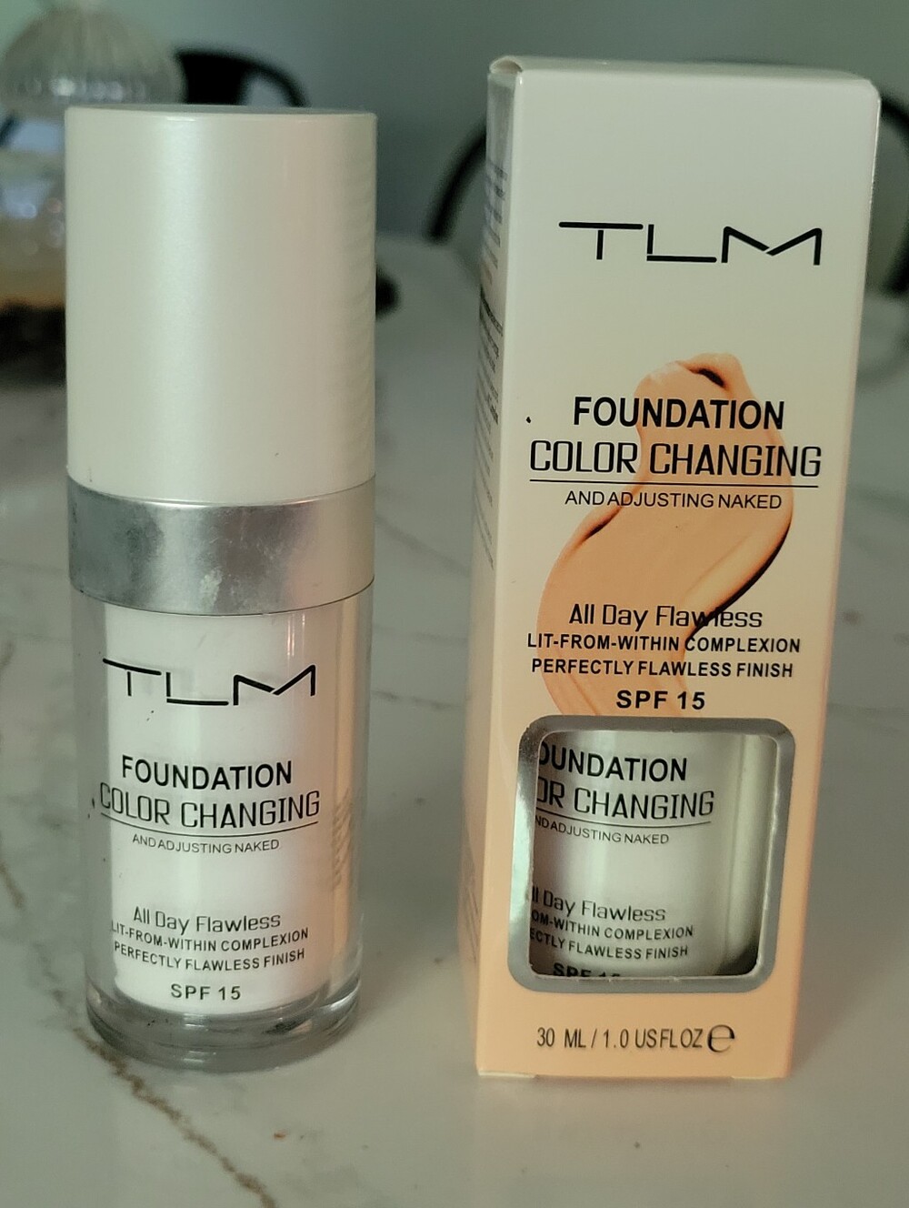 TLM Color Changing Foundation with SPF 15